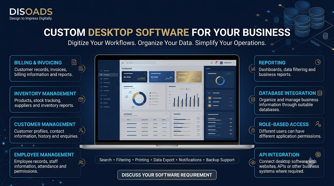 Desktop Application Development Company in Madurai - Disoads
