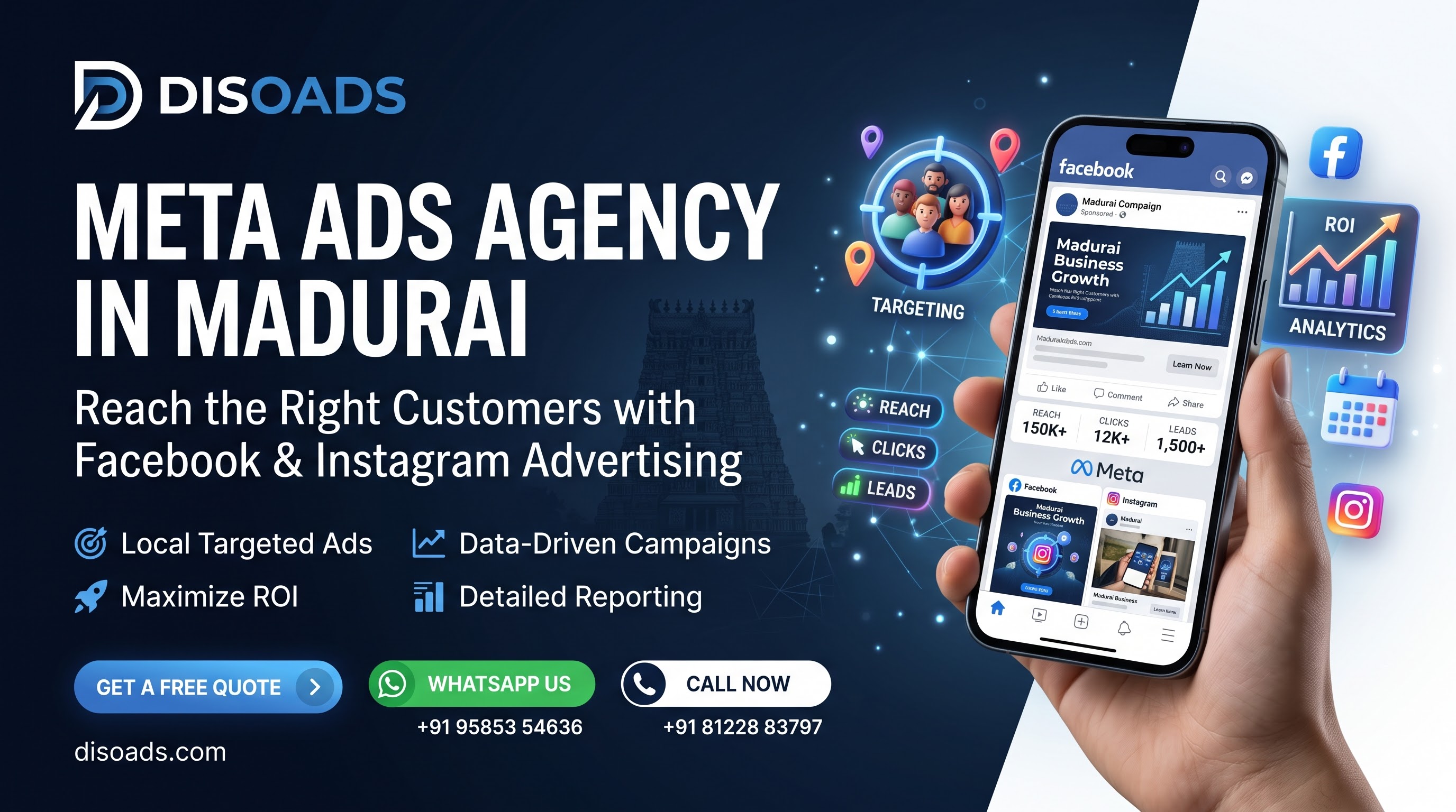 Meta Ads agency in Madurai - Facebook and Instagram advertising experts