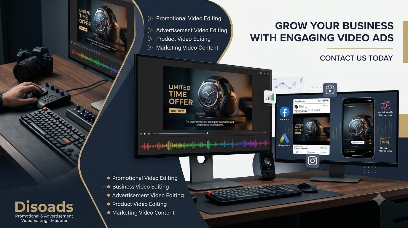 Video editing services Madurai - professional studio