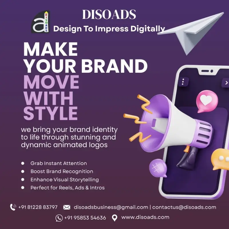 Animated Logo Design: Bring Your Brand to Life with Disoads