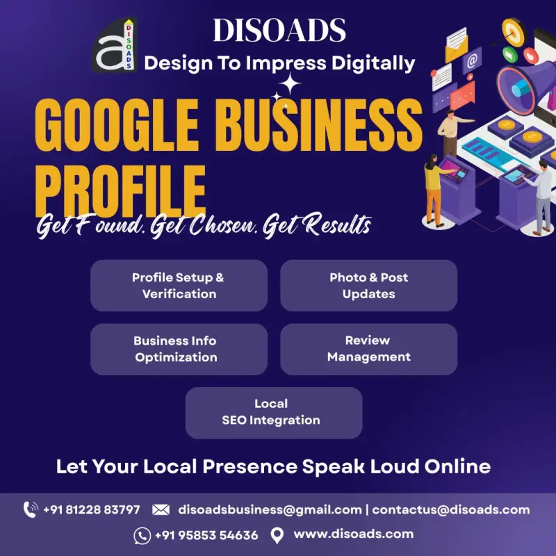 Google Business Profile Optimization Madurai | Local SEO Experts Disoads