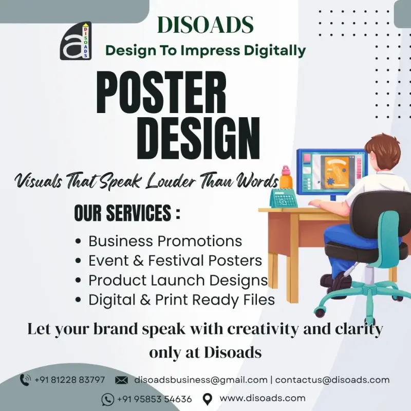 Poster Design Services Madurai | Custom & Impactful Posters by Disoads