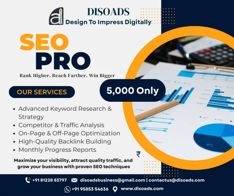 SEO Pro Services: Rank Higher, Reach Farther, Win Bigger with Disoads